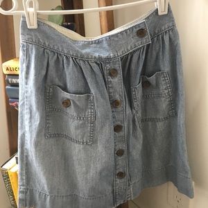 Chambray skirt